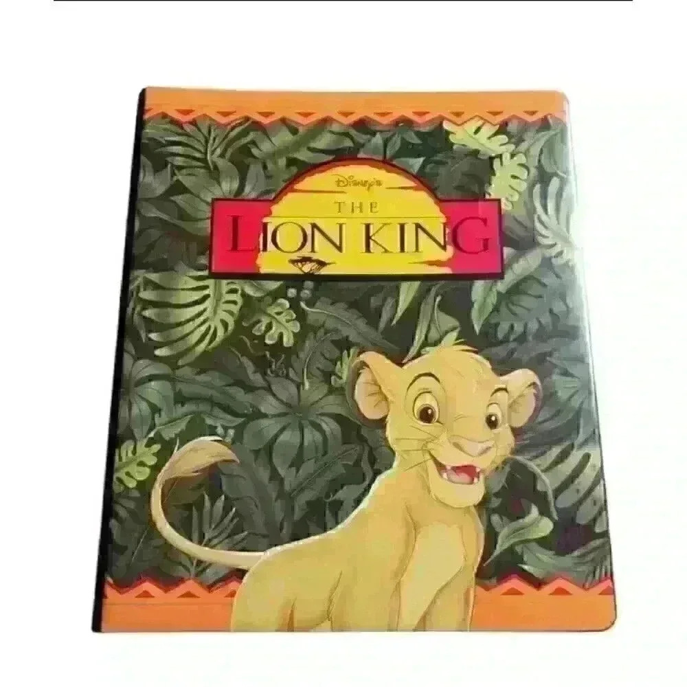 Lion King trading Card Binder Series 1 & 2 Skybox Disney 1994 MINT CONDITION